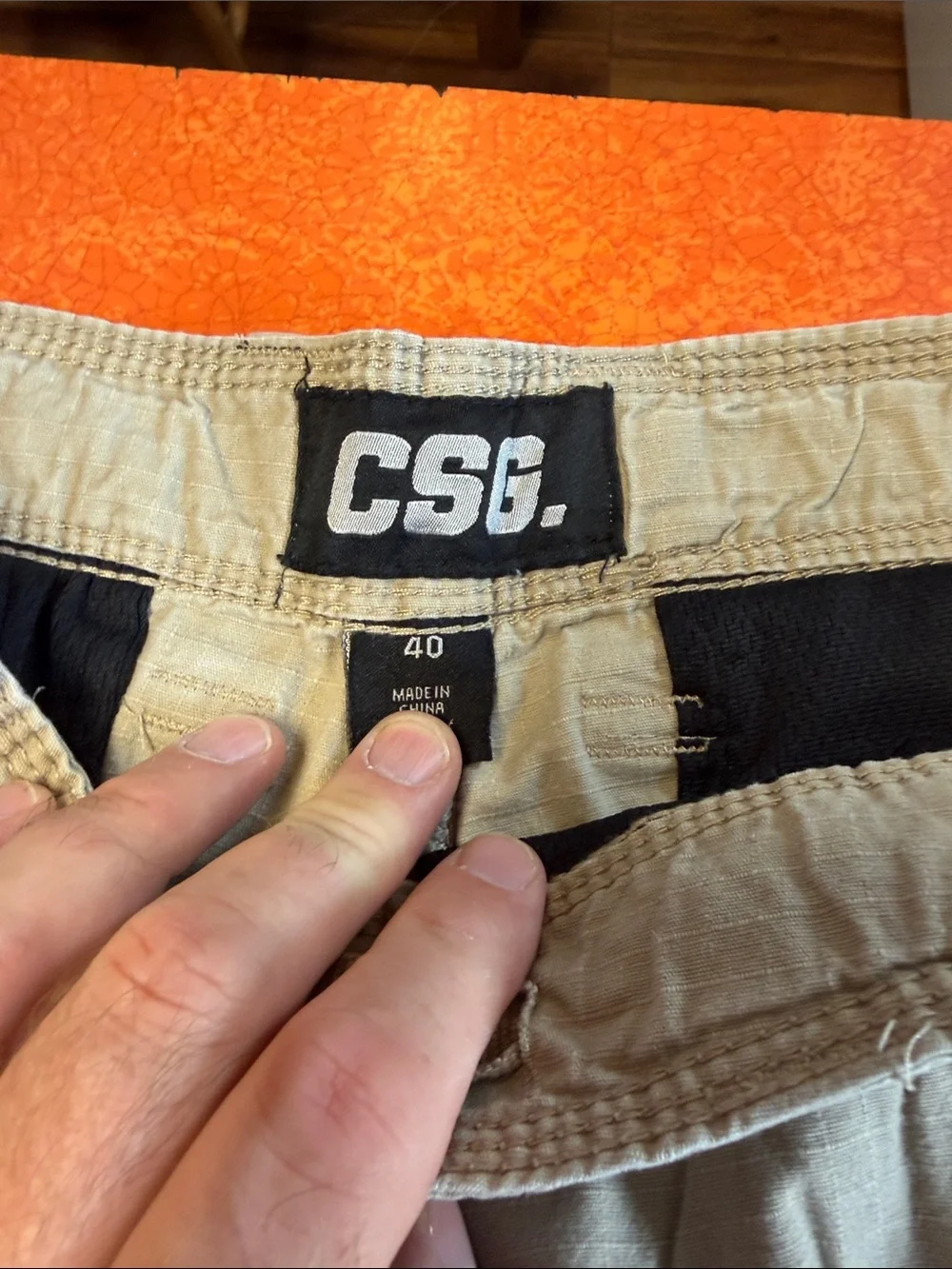 Champs Men's Cargo Shorts in Khaki